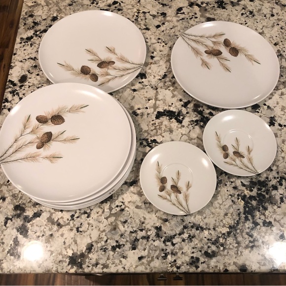 Texas Ware Other - Texas Ware Melmac Melamine Dinnerware 8 Dinner Plates 10” 2 saucers 6”